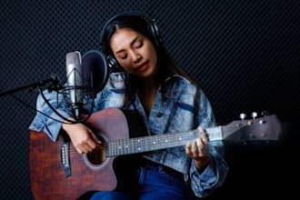 sing acoustic guitar country song as americana nashville female singer