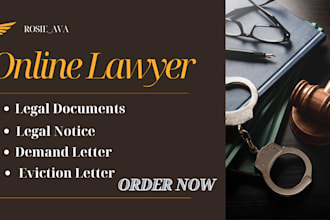 be online lawyer to draft legal notice demand letter eviction cease and desist
