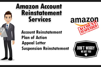 violation appeal, reactivate account, reinstate asins, and suppressed listing