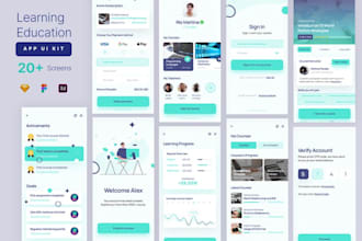 design e learning mobile app e learning chat app educational website