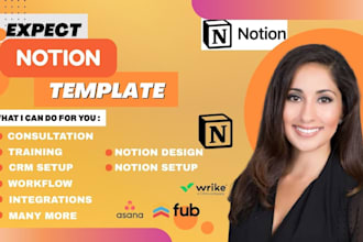 design custom notion template notion expert clickup notion monday com monday crm