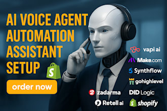 setup ai voice or chat agent for your shopify store number porting zadarma vapi
