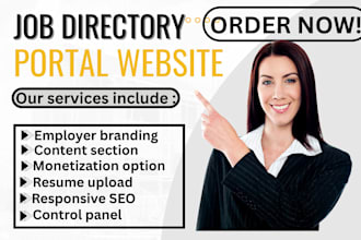 design job directory portal website for jobseekers recruiters with jobcareer