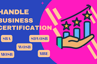 do mbe certification, dbe wbe wosb 501c3 8a sdvosb nonprofit, iso 27001 rfi rfp