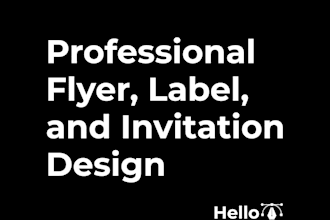 custom flyers, invitations, business cards, and product labels