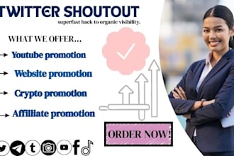 promote, shoutout share website, store link  to 80m twitter, fb, ig user