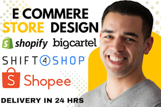 design big cartel shopify store shopee shopify store,shifts4shop ecommerce store
