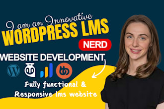 build wordpress lms website with community features using learndash tutor lms