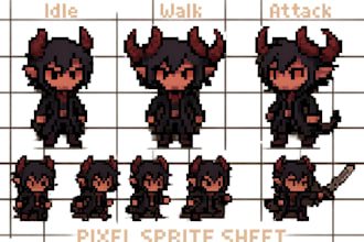2d pixel sprite sheet 2d game art sprite sheet animation