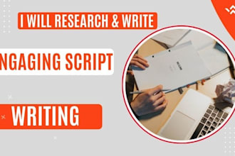 write engaging script for youtube video movie documentary history script writing