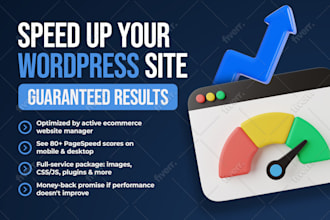 increase wordpress page speed and core web vitals score