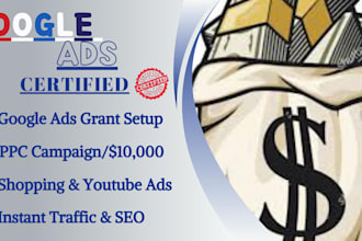 setup google ads grant, PPC campaigns, apply for grant, nonprofit website, ngo