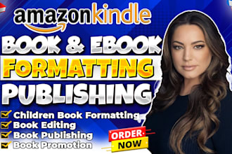 edit, format book for amazon kindle kdp, canva book design, kdp book publishing