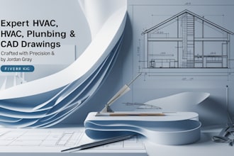 draw architectural plan, plumbing, hvac, electrical, mep for building permit