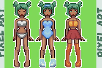 create custom pixel art characters and sprite sheets for your game
