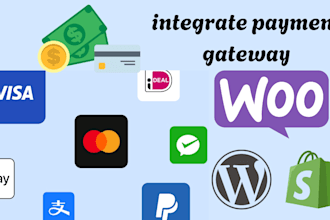 integrate stripe klarna apple pay, paypal payment gateway to ecommerce website