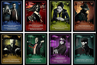 design card game art board game tcg ccg card game design tarot card box design