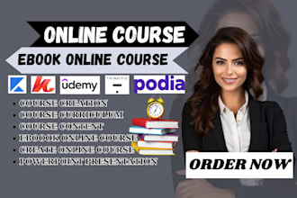 write an online course on any topic and create ebook online course on thinkific