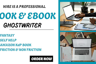 ghostwrite your book as a ghost book writer, ebook writer, and ebook ghostwriter