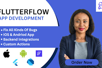 your flutterflow mobile app developer for custom flutter flow app