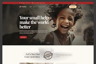 build your nonprofit website charity donation ngo fundraising church wix website