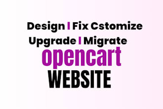 redesign, fix, customize, migrate, and upgrade opencart with journal 3 theme SEO