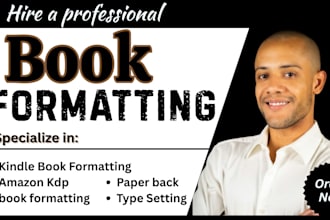 proof read edit ms word format amazon paperback  kindle book layout type setting