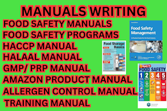 do food safety manuals haccp, halal, gmp and acp