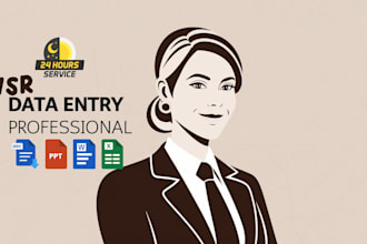 do data entry, create presentations and edit documents such as excel,word,slides