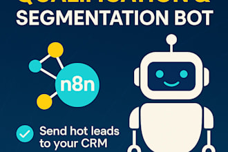build an ai lead qualification and segmentation bot with n8n