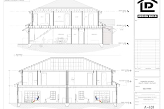 draft site plan vicinity map floor plan mep hvac design adu in autocad or revit
