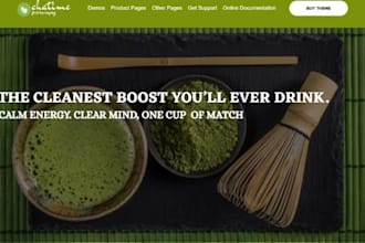 design matcha tea shopify herbal tea store matcha bowls bamboo whisk website