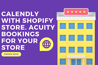 integrate calendly with shopify, acuity scheduling for appointment bookings