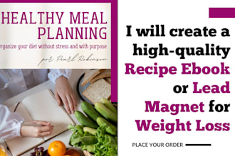 create nutrition ebook or lead magnet for weight loss