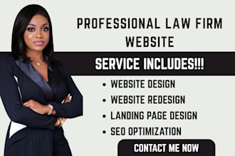 design law firm website attorney lawyer website notary website business website
