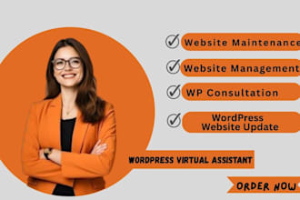 be your virtual assistant wordpress help wordpress support wordpress