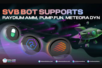 do volume bot on meteora pumpfun and solana apto xrp, holder bot on eth base