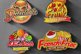 make luxury hotel and restaurant logo design