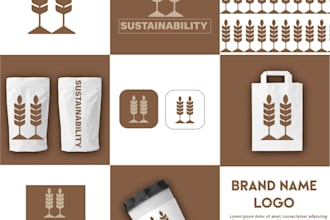 tech startup business logo design with a modern edge