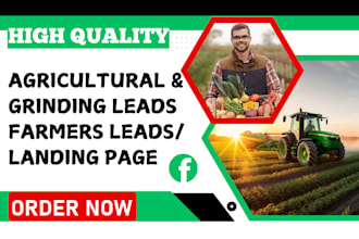 generate agricultural leads grinding leads via facebook ads farmers landing page