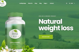 build private label supplement website nutrition supplement ecommerce website