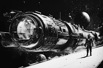 create scifi vehicle design and spaceship concept art