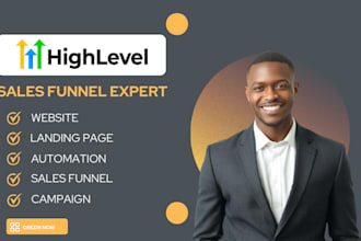 setup gohighlevel sales funnel go high level website course a2p landing page