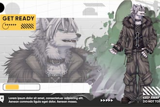 draw fursona, anthro, and furry art for your character