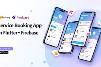 create a service booking app in flutter