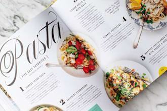 do custom cookbook design