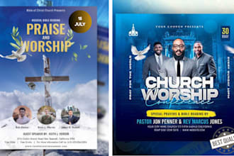 do church flyer, flyer design, event flyer design or conference flyer