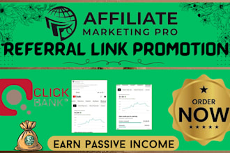 boost your sales with clickbank affiliate link and referral driven campaigns