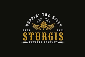design significant cool sturgis brewery logo