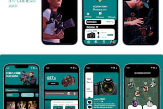 develop camera detector app, cab booking app, lidar app, nfc app, finder app